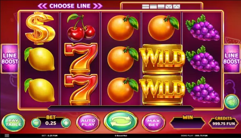 A Guide to 5 Hot Wilds Boost Slot: The Hottest Online Casino Game